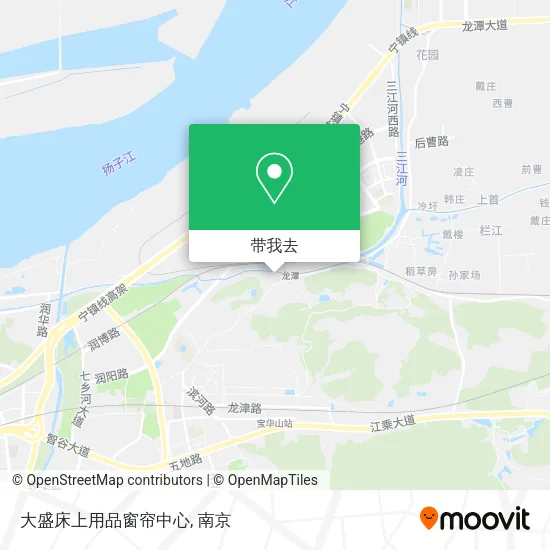 大盛床上用品窗帘中心地图