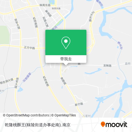 乾隆桃酥王(秣陵街道办事处南)地图