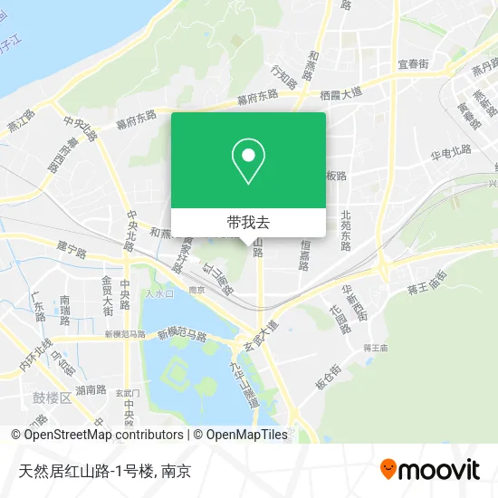 天然居红山路-1号楼地图