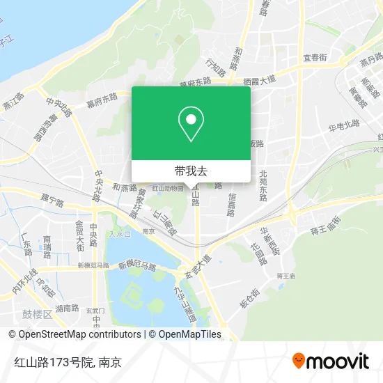 红山路173号院地图