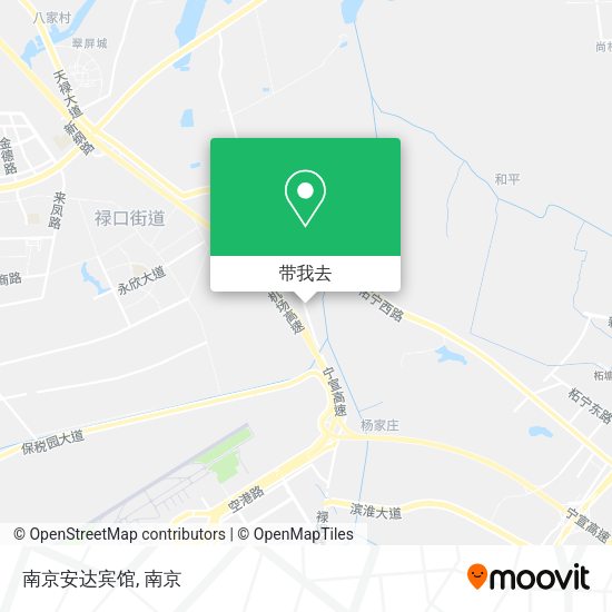 南京安达宾馆地图