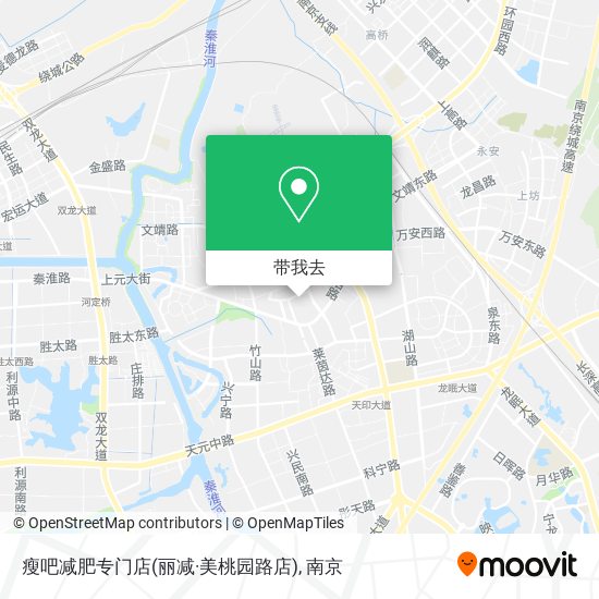 瘦吧减肥专门店(丽减·美桃园路店)地图