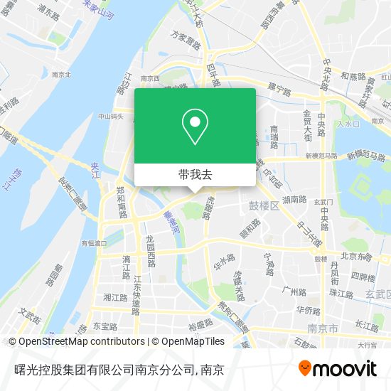 曙光控股集团有限公司南京分公司地图