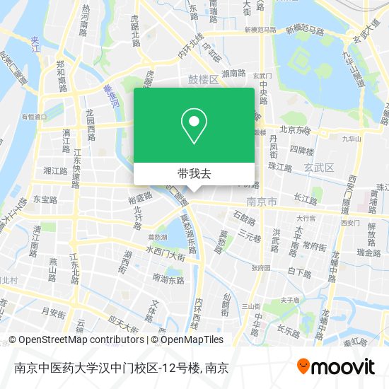 南京中医药大学汉中门校区-12号楼地图