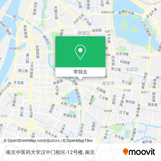 南京中医药大学汉中门校区-12号楼地图