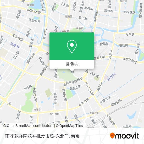 雨花花卉园花卉批发市场-东北门地图