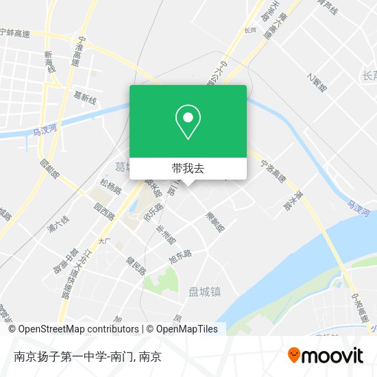 南京扬子第一中学-南门地图