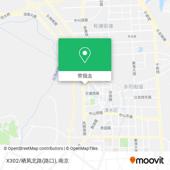 X302/栖凤北路(路口)地图