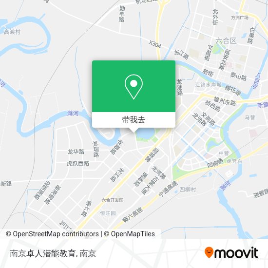 南京卓人潜能教育地图