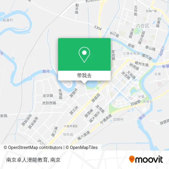南京卓人潜能教育地图
