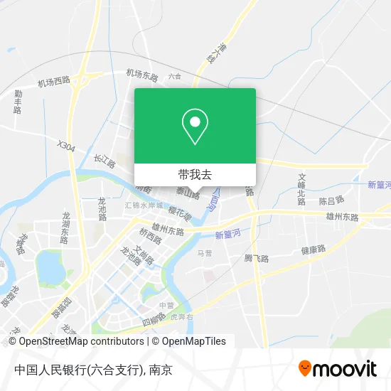 中国人民银行(六合支行)地图