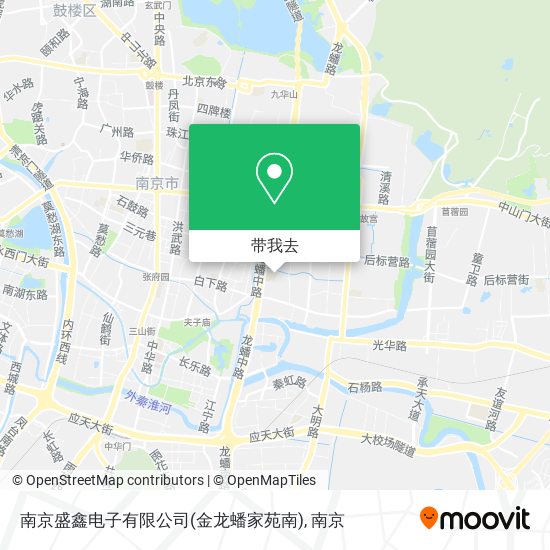 南京盛鑫电子有限公司(金龙蟠家苑南)地图