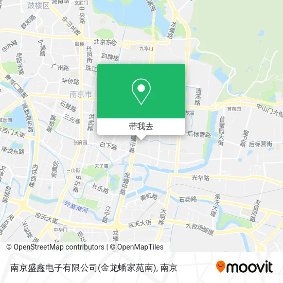 南京盛鑫电子有限公司(金龙蟠家苑南)地图