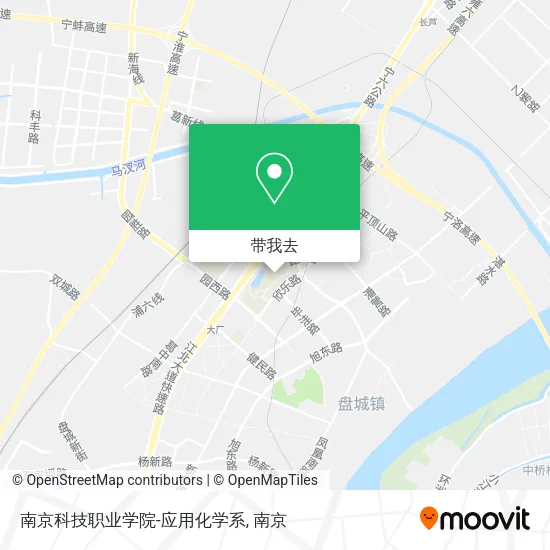 南京科技职业学院-应用化学系地图