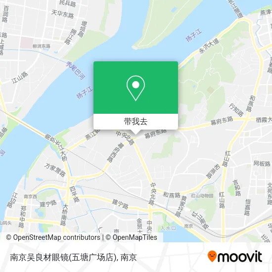 南京吴良材眼镜(五塘广场店)地图