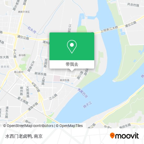水西门老卤鸭地图