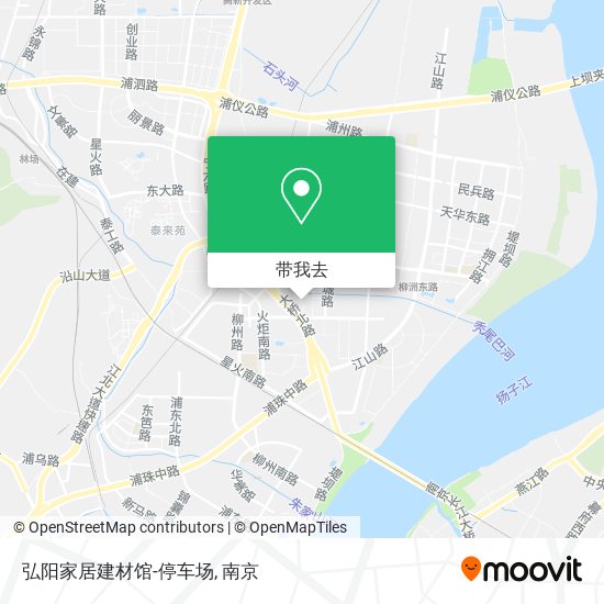 弘阳家居建材馆-停车场地图
