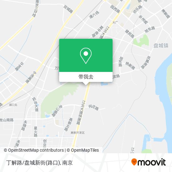 丁解路/盘城新街(路口)地图