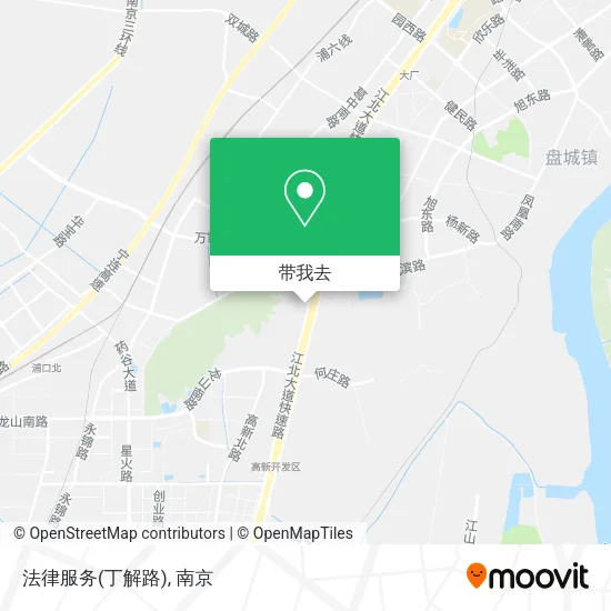 法律服务(丁解路)地图