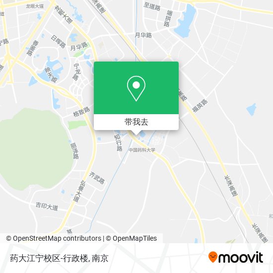 药大江宁校区-行政楼地图