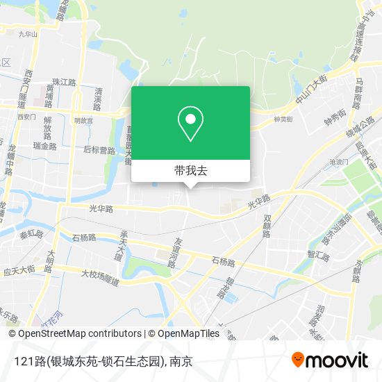 121路(银城东苑-锁石生态园)地图