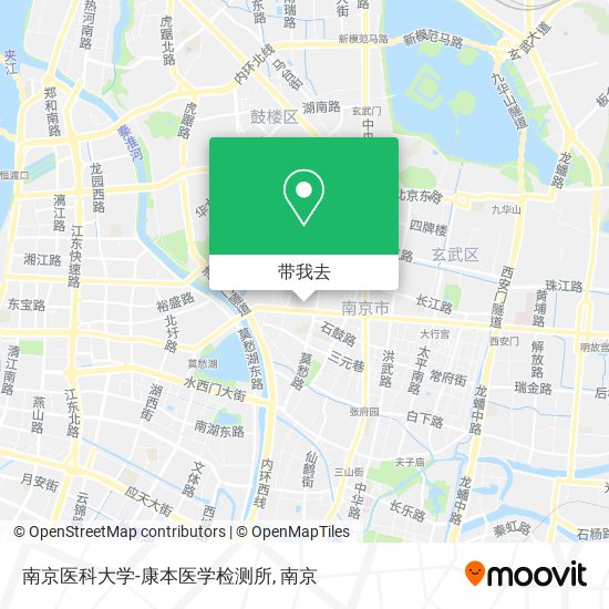 南京医科大学-康本医学检测所地图