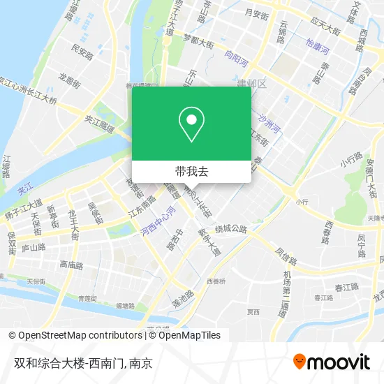 双和综合大楼-西南门地图