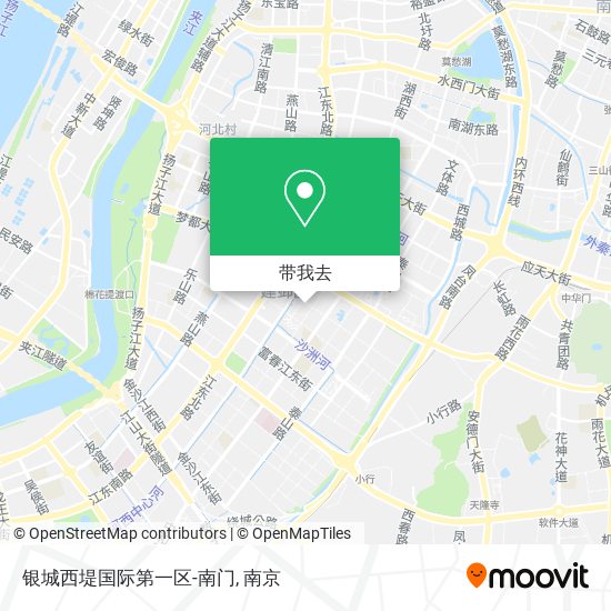 银城西堤国际第一区-南门地图