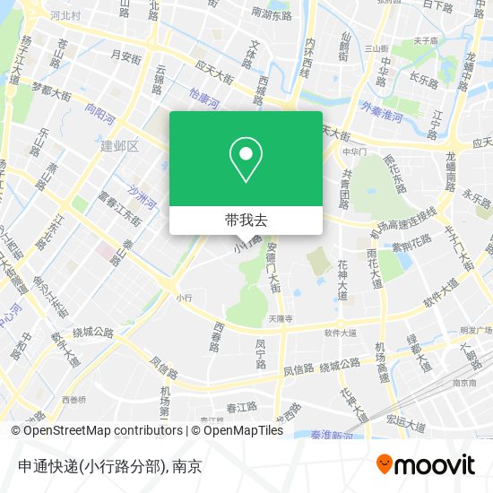 申通快递(小行路分部)地图