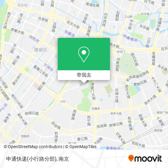 申通快递(小行路分部)地图