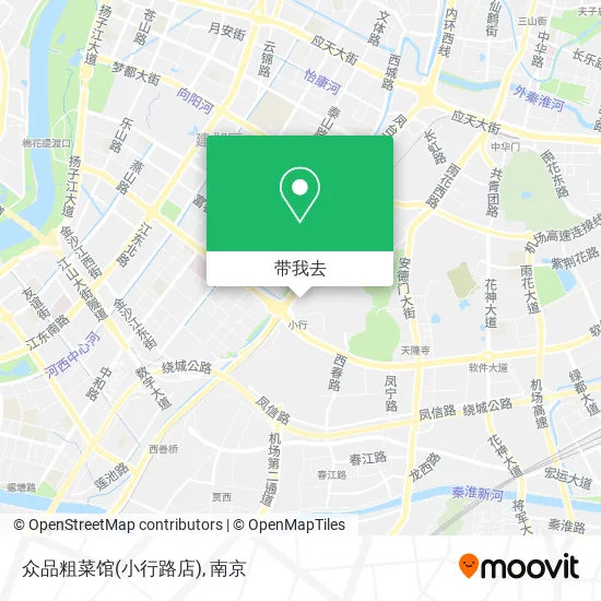 众品粗菜馆(小行路店)地图