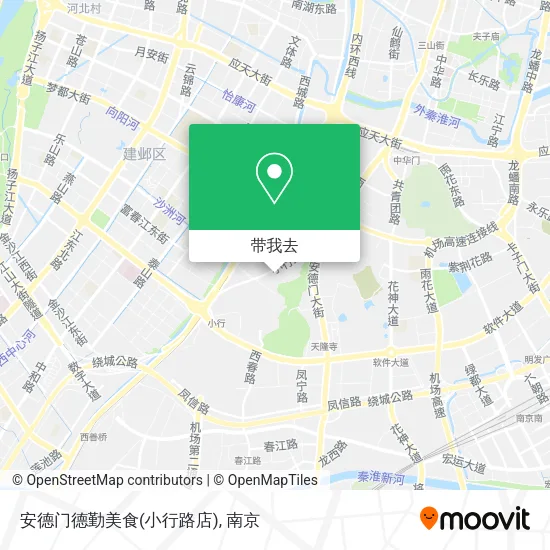 安德门德勤美食(小行路店)地图
