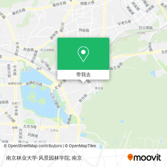 南京林业大学-风景园林学院地图
