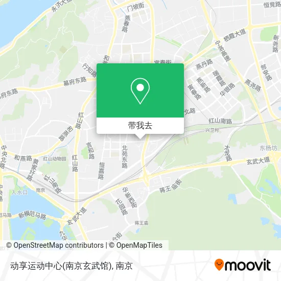 动享运动中心(南京玄武馆)地图