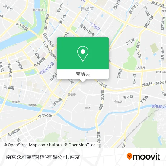 南京众雅装饰材料有限公司地图