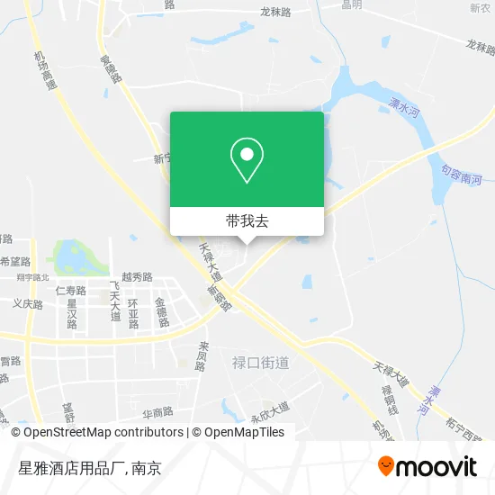 星雅酒店用品厂地图