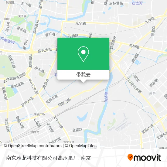 南京雅龙科技有限公司高压泵厂地图