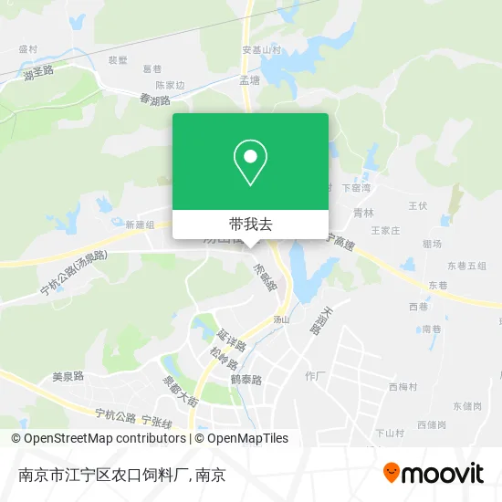 南京市江宁区农口饲料厂地图