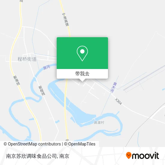 南京苏欣调味食品公司地图