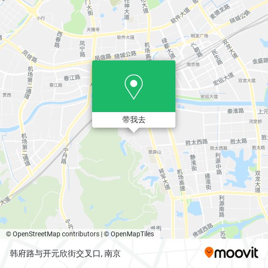 韩府路与开元欣街交叉口地图