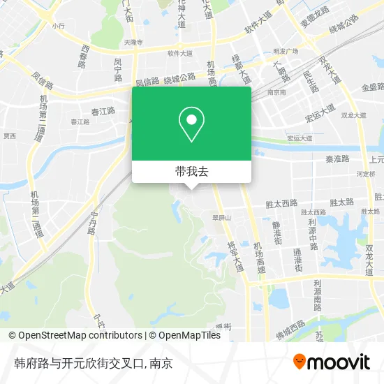 韩府路与开元欣街交叉口地图
