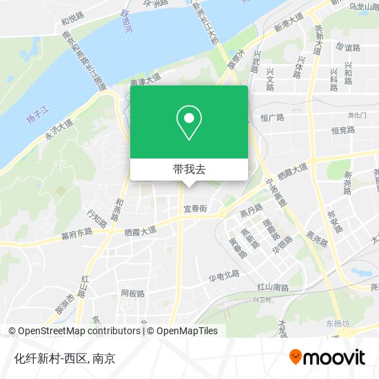 化纤新村-西区地图