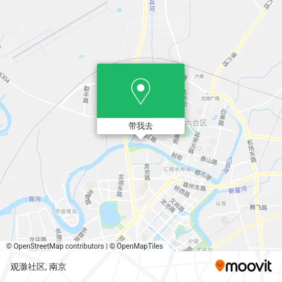 观滁社区地图