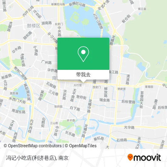 冯记小吃店(利济巷店)地图