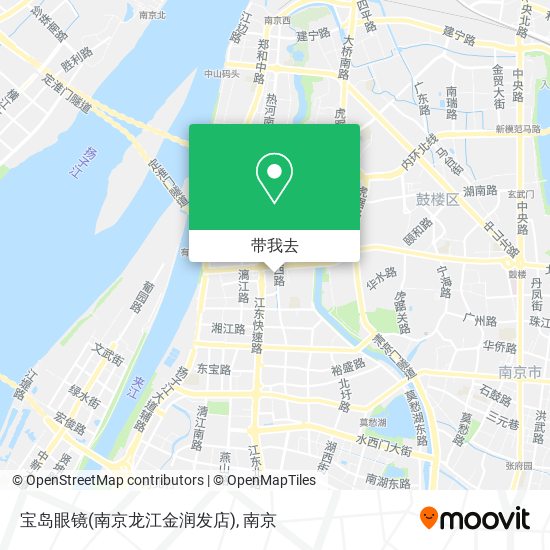 宝岛眼镜(南京龙江金润发店)地图