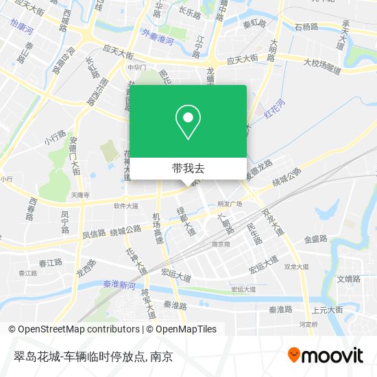 翠岛花城-车辆临时停放点地图