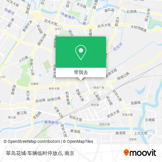 翠岛花城-车辆临时停放点地图