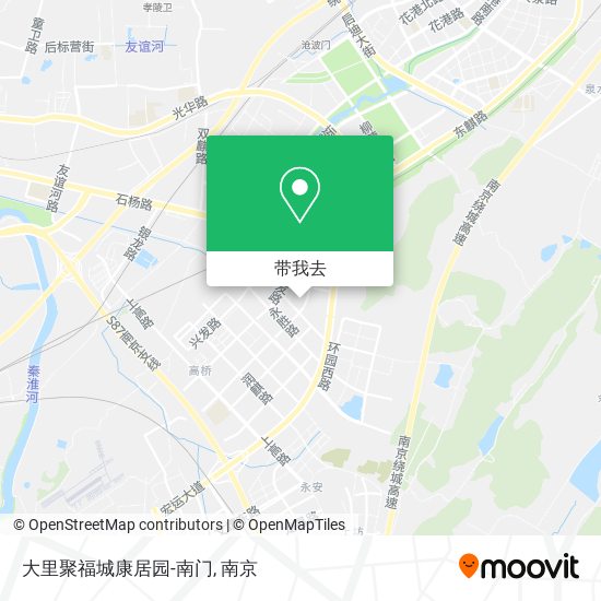 大里聚福城康居园-南门地图