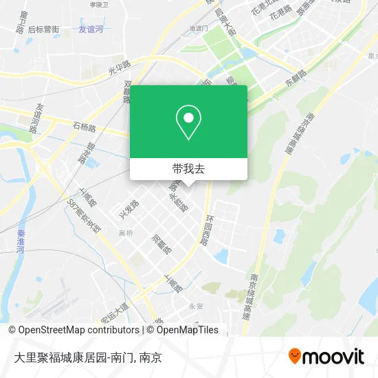 大里聚福城康居园-南门地图