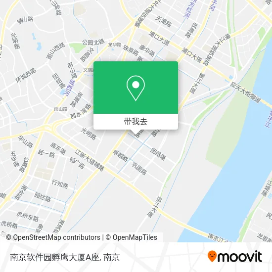 南京软件园孵鹰大厦A座地图